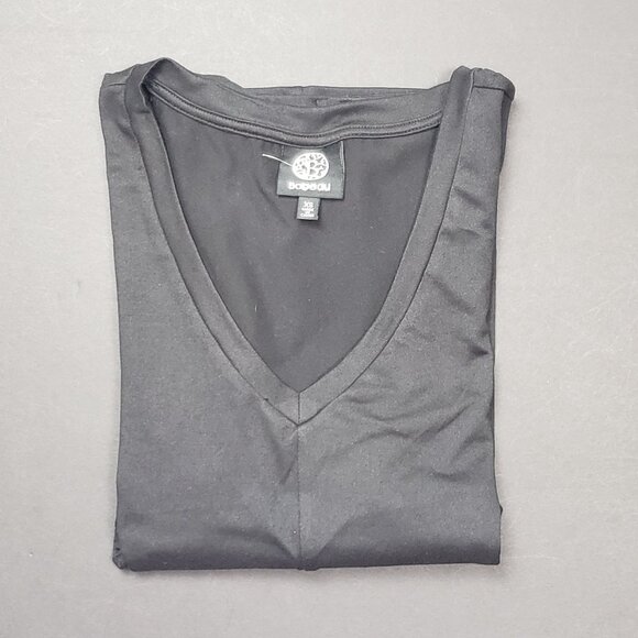 Bobeau Puff Sleeve Butter Top Womens Size XS Black V-Neck ¾ Sleeve Coquette NWOT - Picture 16 of 16